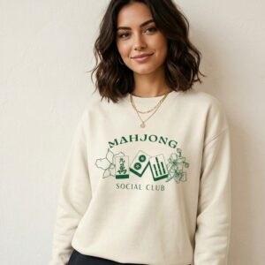 Mahjong Social Club - Unisex Crewneck Sweatshirt