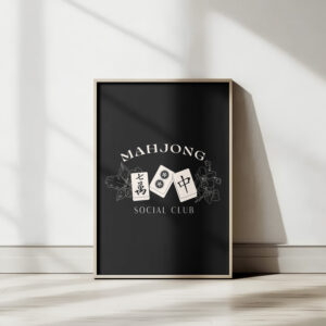 Mahjong Social Club Poster